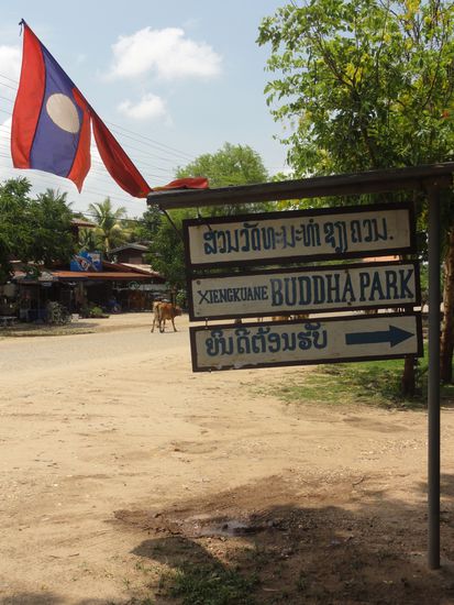 Besuch des Buddha Parks ausserhalb von Vientiane