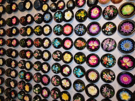 Seifenkunst auf dem Nachtmarkt