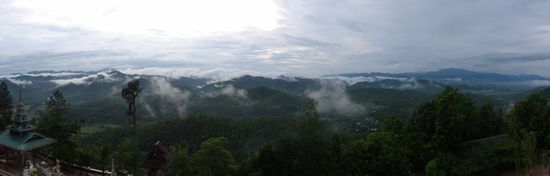 Die Aussicht vom Wat Phra That Doi Kong Mu