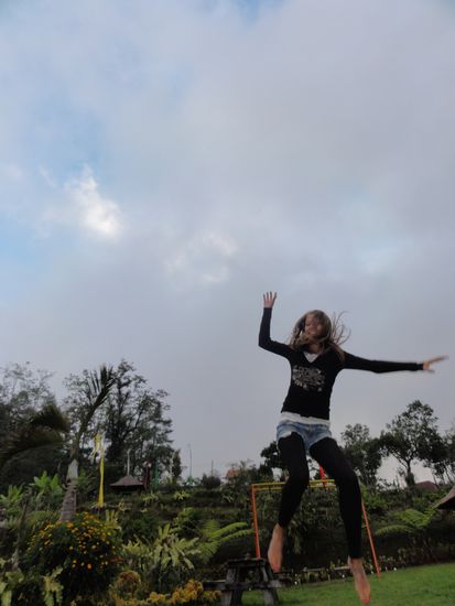 ... und Trampolin gumpen 