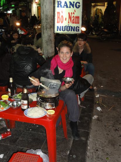 Barbecue auf der Strasse. Wriklich sehr empfehlenswert auch wenn etwas teuer...