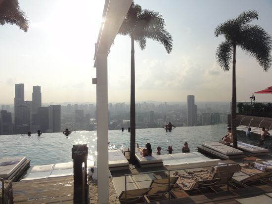 Der Pool hoch oben.... Leider nur für Hotelgäste. Da will ich auch mal hin