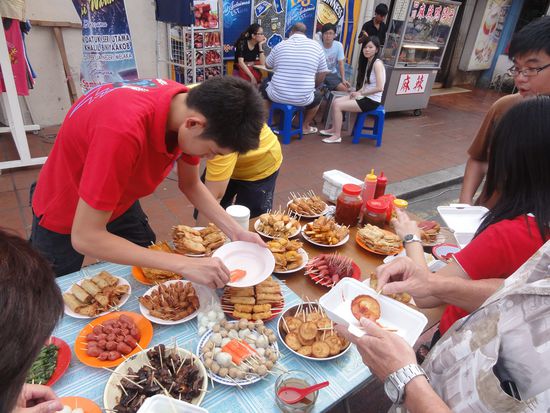 Essen auf dem Nightmarket