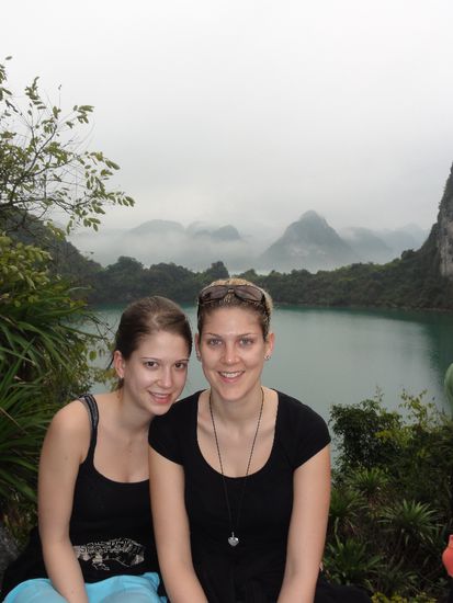 Etwas muede nach dem Aufstieg auf eine der zahlreichen Inseln