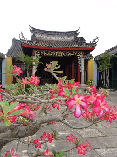 Eine der chinesischen Versammlungshallen