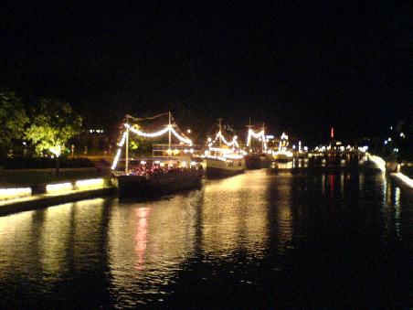 Abenstimmung auf dem Aurajoki