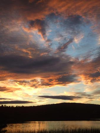Sonnenuntergang ...