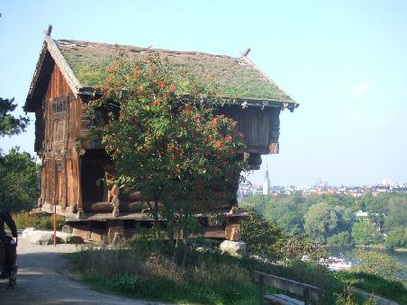 Fleichichtmuseum Skansen in Stockholm.