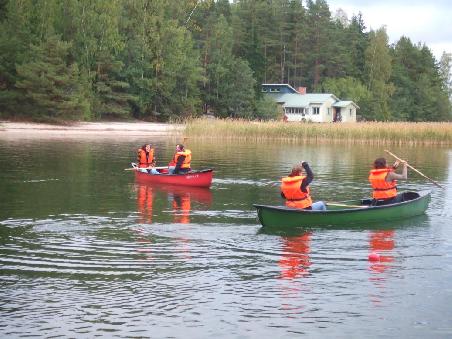 Padeeln auf dem Cottage Weekend.