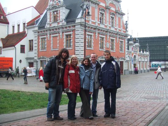 Selbstauslöserkunst in Riga.