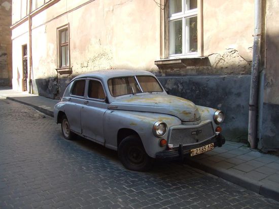 Coole alte Autos gibt"s hier zu genuege