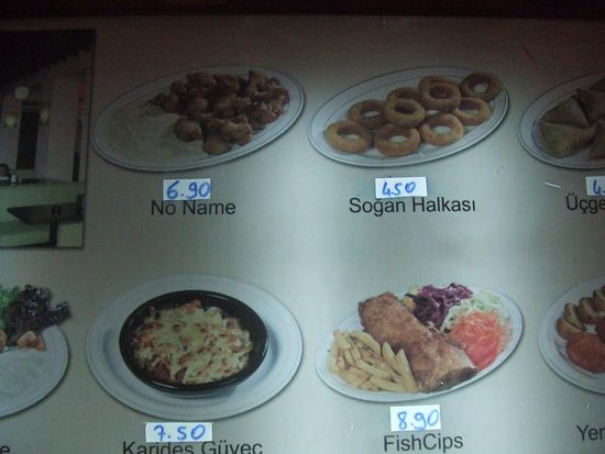 No Description / Turecka specjalnosc "No name" 6,90 za porcje 