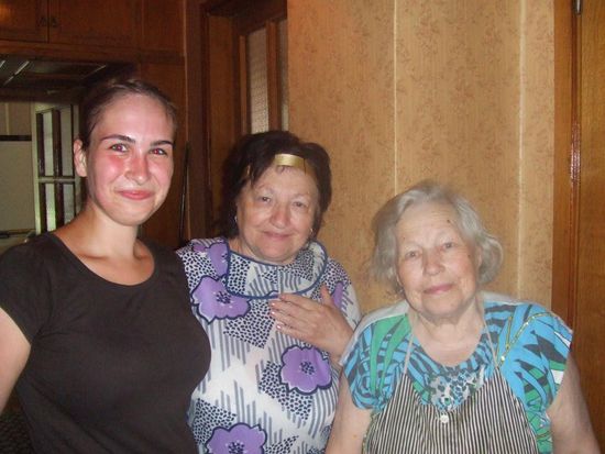 Unsere Vermieterin. / Nasze babuszki