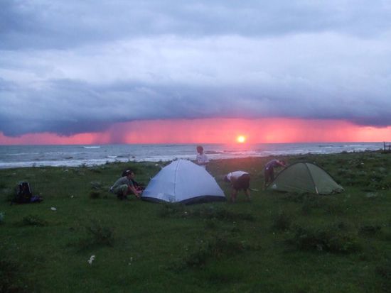 Unser Camp bei Poti / Nasze obozowisko w Gregoleti