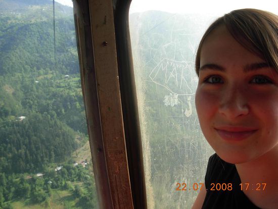 Seilbahn in Khulo / Kolejka linowa w Khulo