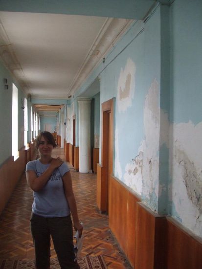 Der schoene Flur des Intourist Hotel / Piekne wnetrza Hotelu &amp;#304;ntourist