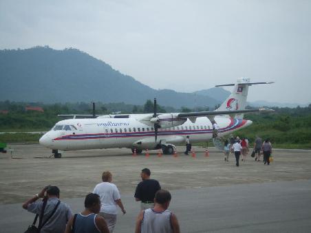Mein FLugzeug von Lao Airlines in Luang Prabang.