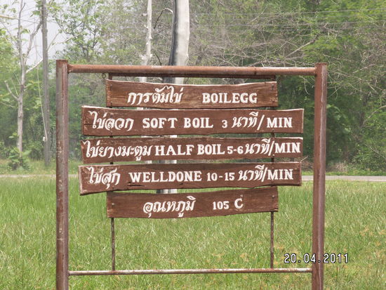 Anleitung zum Eierkochen