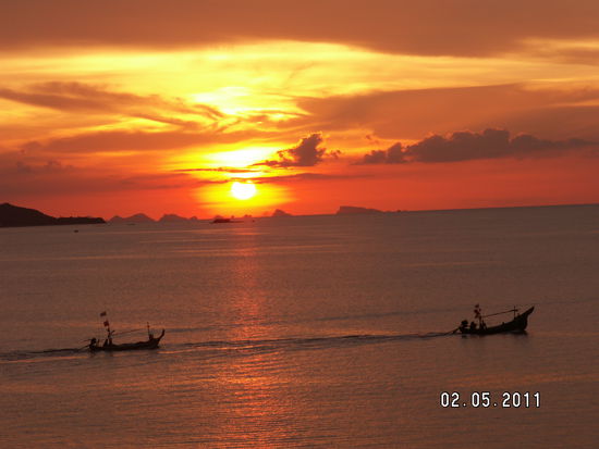 Sonnenuntergang vom Big Buddha aus