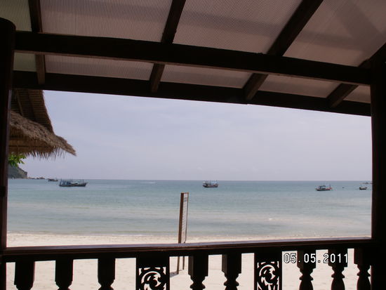 Blick von unserer Terrassenliege