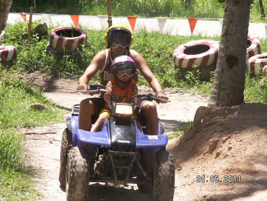 Mo mit Papa .... aber die schnellste war