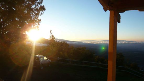 1. Uebernachtung beim Vulkan Poas