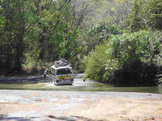 Besser mitem Jeep as mitem Volvo. Ganz wohl isch üs aber au nid gseh...