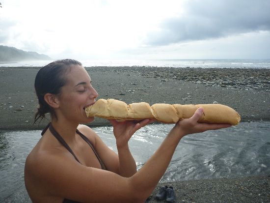 Ein kleines Brötchen zum "Znüni"