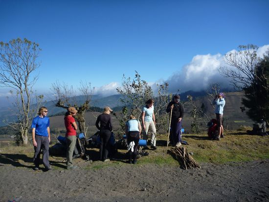 Letzte Vorbereitungen vor dem Trek