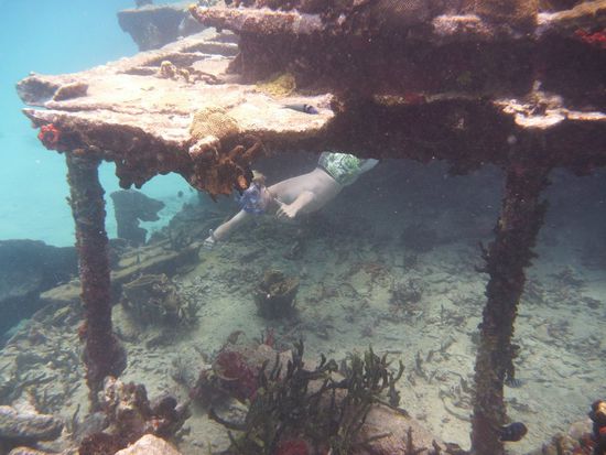 Leider haben wir keine Schatztruhe gefunden. Isi, du musst meinen Urlaub also nicht verlaengern...