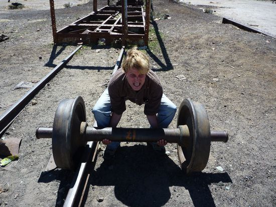 taeglich wird traniert. Number 1 wird leiden nach meiner Rückkehr 