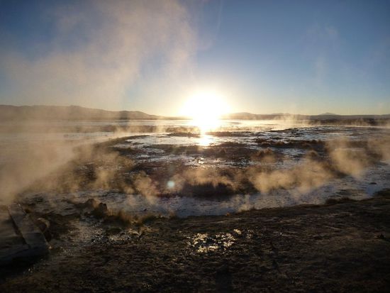 Heisse Quellen. Nach 3 Tagen ohne Dusche eine Wohltat!