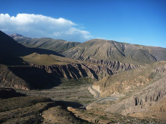 Busfahrt Chile-Argentinien: Überquerung der Anden