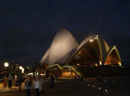 Opera House by night