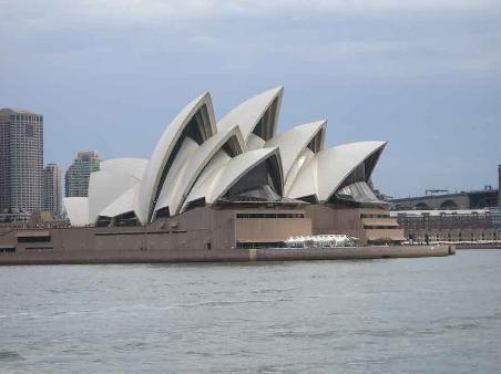 Opera House vom Schiff aus fotografiert