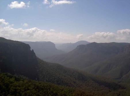 Lookout in den Bluemountains