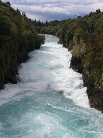 Haka Falls von oben