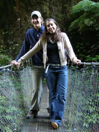 Spaziergang bei den Waitomo Hoehlen