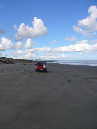 Unser Camper auf dem Ninety Mile Beach