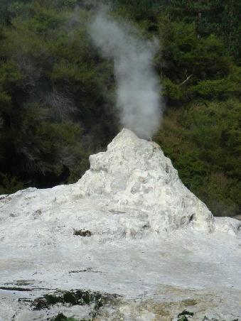 Lady Knox Geysir vor dem Ausbruch