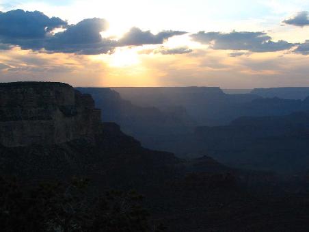Grand Canyon bei Sonnenuntergang