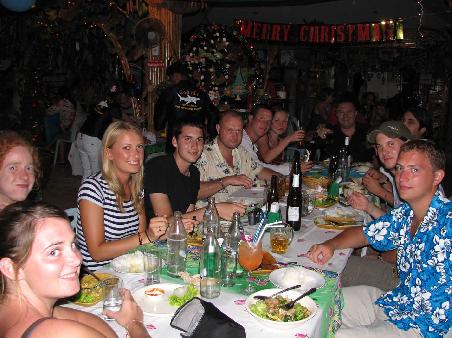 Weihnachtsessen in Krabi