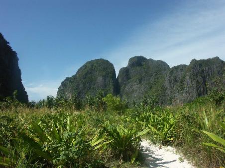 Auf ner Insel in der Naehe von Koh Phi Phi
