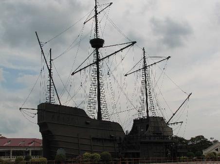Piratenschiff-Museum in Melaka