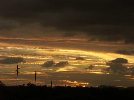 Abendstimmung mitten im Nirgendwo