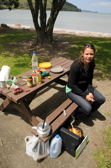 Günstige Windverhältnisse für ein schmackhaftes Mittagessen *yummiii*