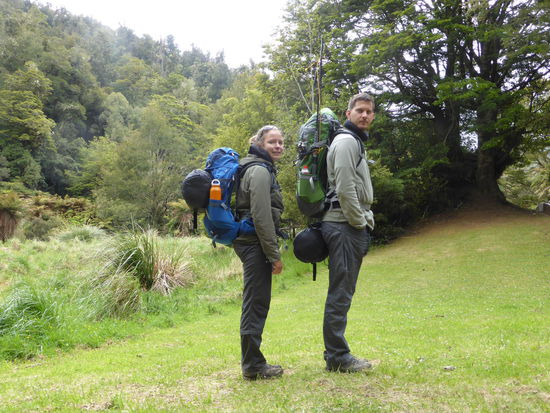 Immer gut ausgerüstet und schwer beladen