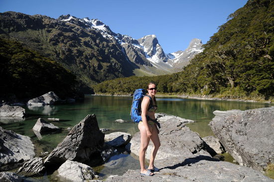 Mit solchen Wanderungen und so schoenen Erfrischungsmoeglichkeiten haben wir unser Wandertenu den Umstaenden angepasst... 