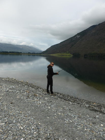 Fischen am Diamond Lake