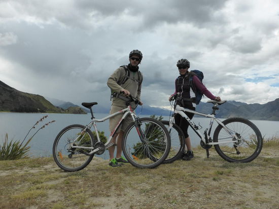 Auf der Passspitze angekommen... Hier das Beweissfoto 